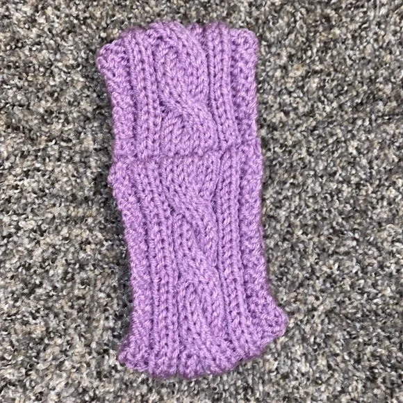 Handmade cable knit headband - Picture 2 of 5